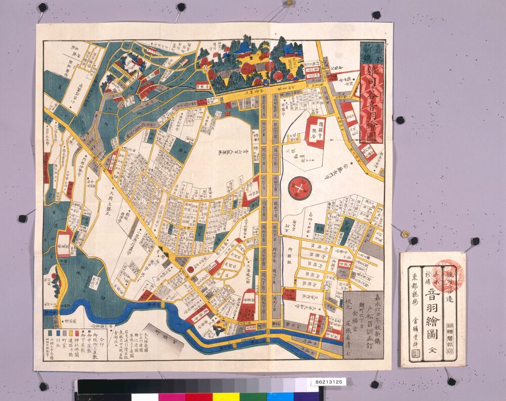 作品画像:尾張屋版江戸切絵図 音羽絵図