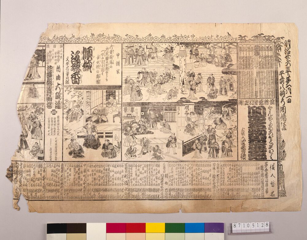 作品画像:辻番付(関東名物男達鑑他)