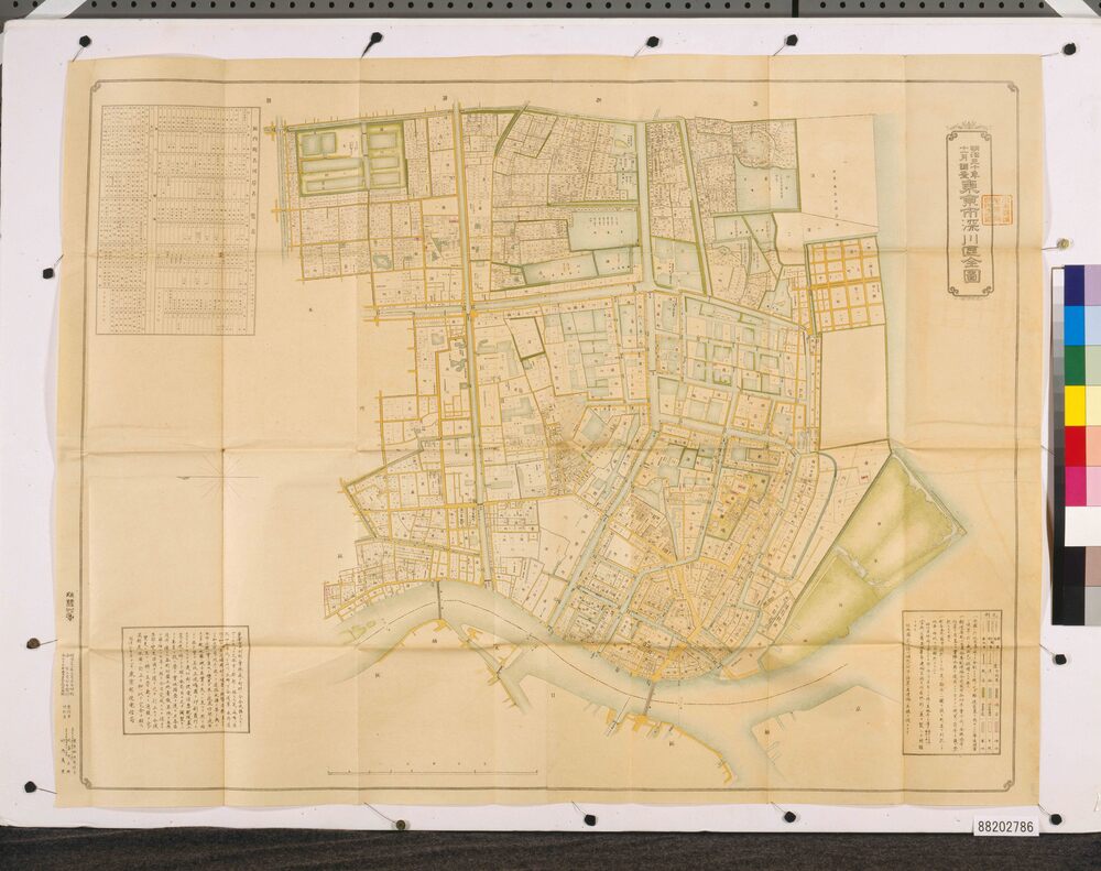 東京市深川区全図 拾五区之内第十五
