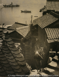 作品画像:離島小景 所 玄界島 1952