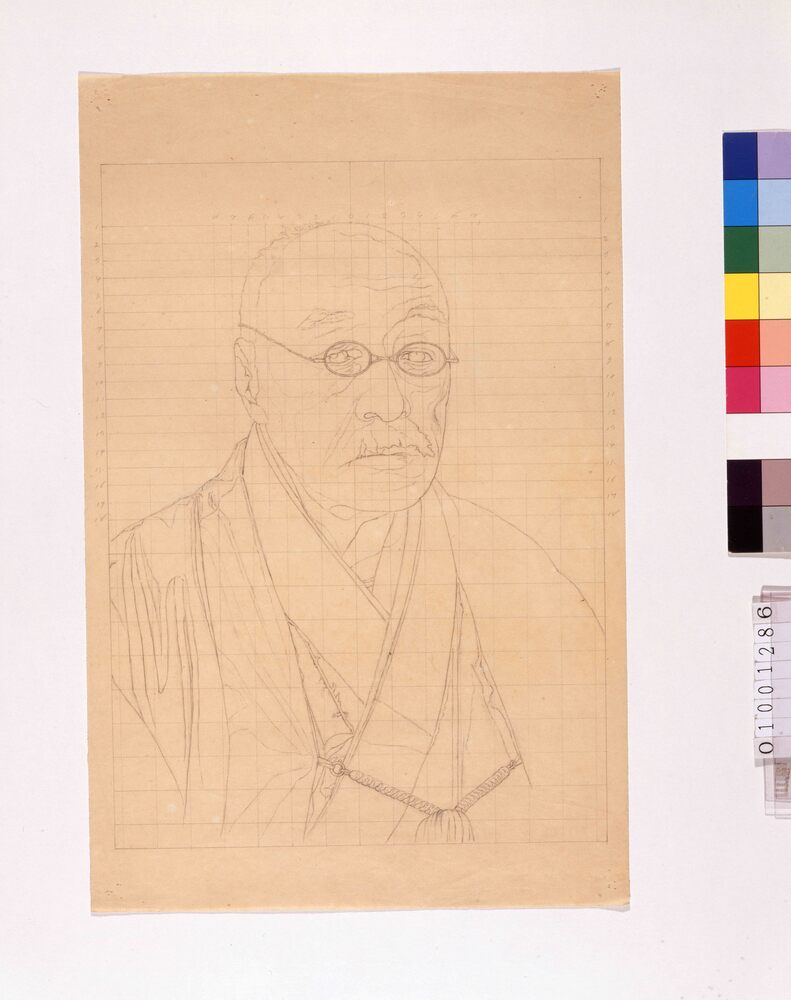 作品画像:下絵 酒巻興敬肖像