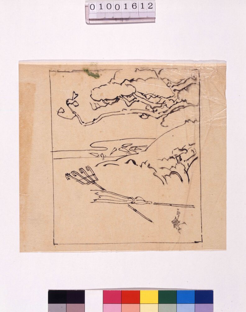 作品画像:下絵 高砂