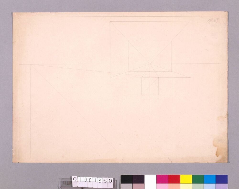 作品画像:図面習作 透視図