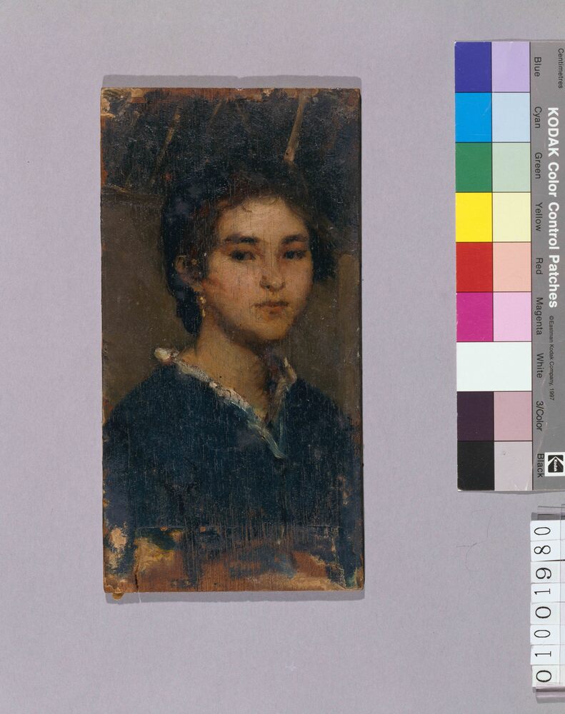 作品画像:油彩画 婦人像