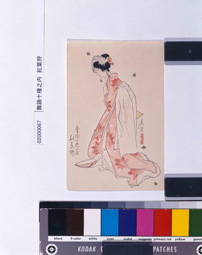 作品画像:舞踊十種之内 紅葉狩