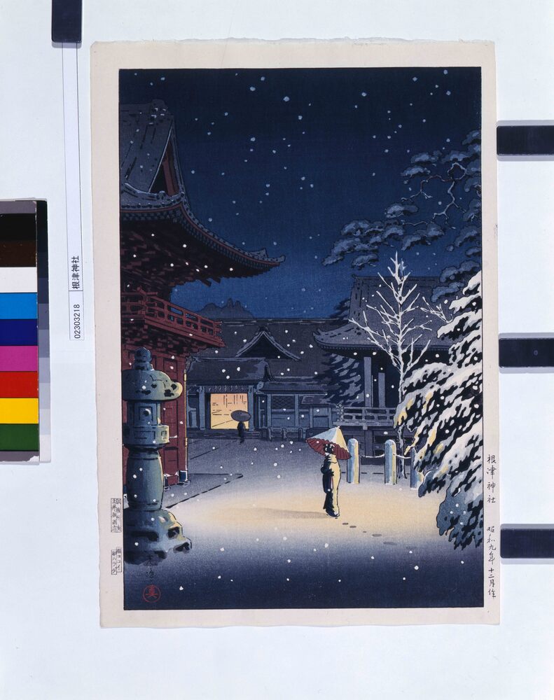 作品画像:根津神社