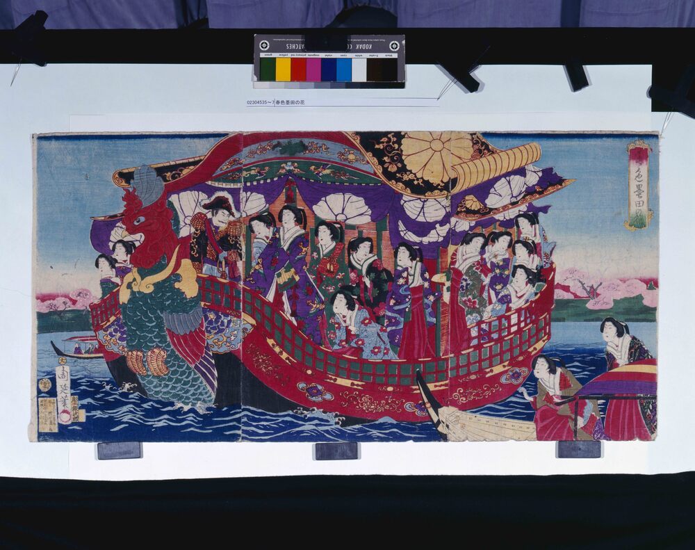 作品画像:春色墨田の花