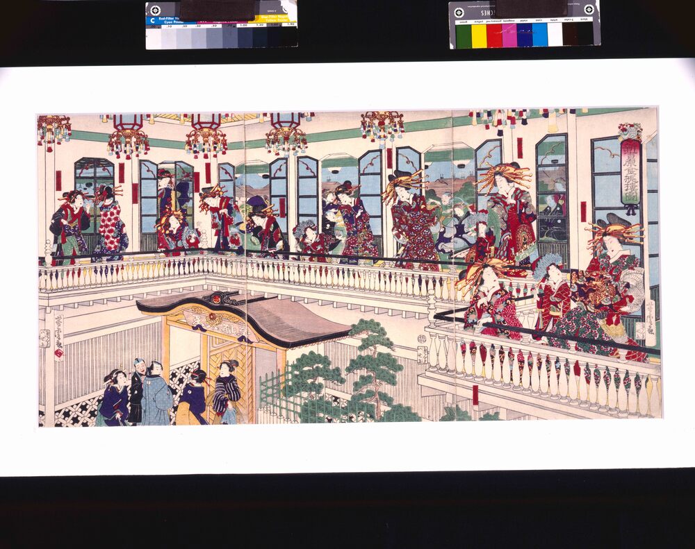 作品画像:新吉原金瓶楼図