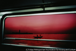 作品画像:夕映えの海