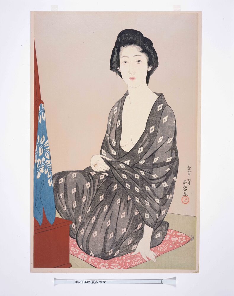 作品画像:夏衣の女