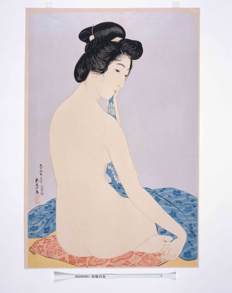 作品画像:浴後の女