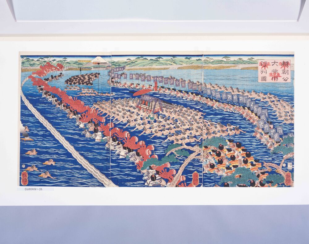 作品画像:頼朝公大井川行列図