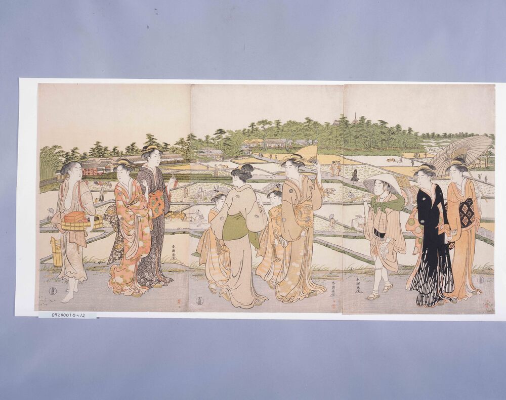 作品画像:田圃道の遊山