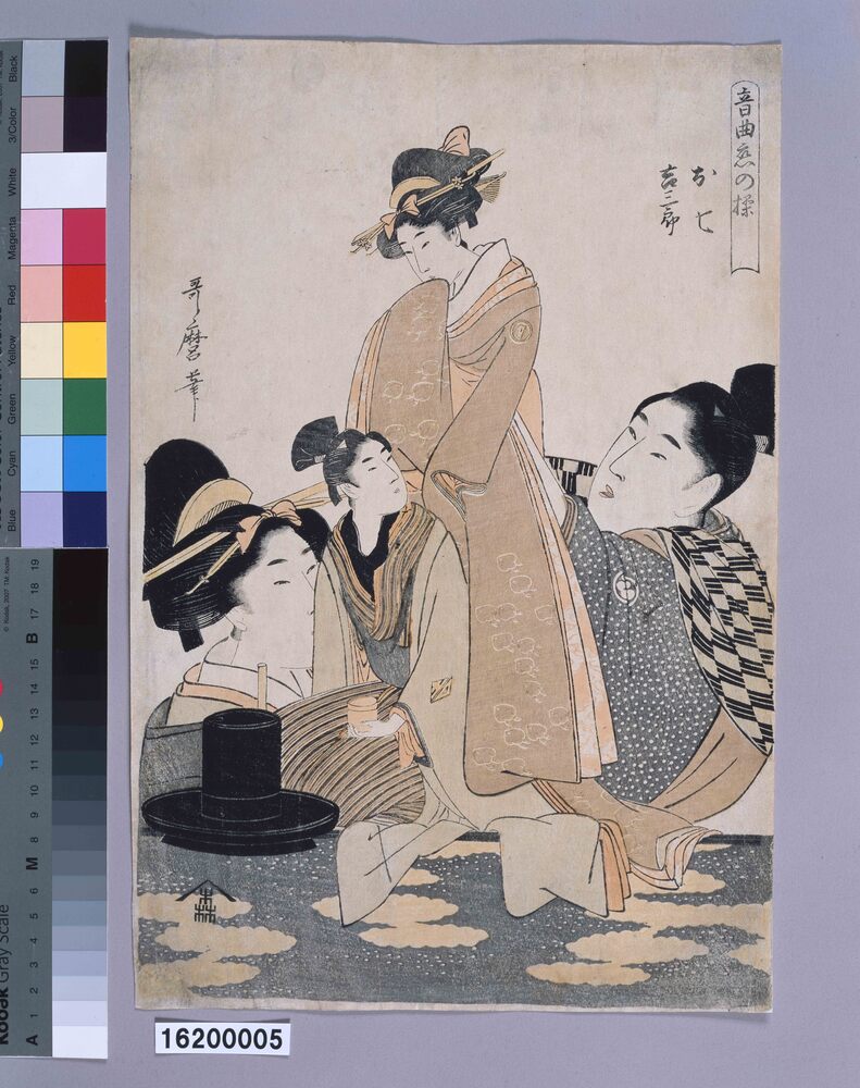 作品画像：音曲恋の操　お七　吉三郎
