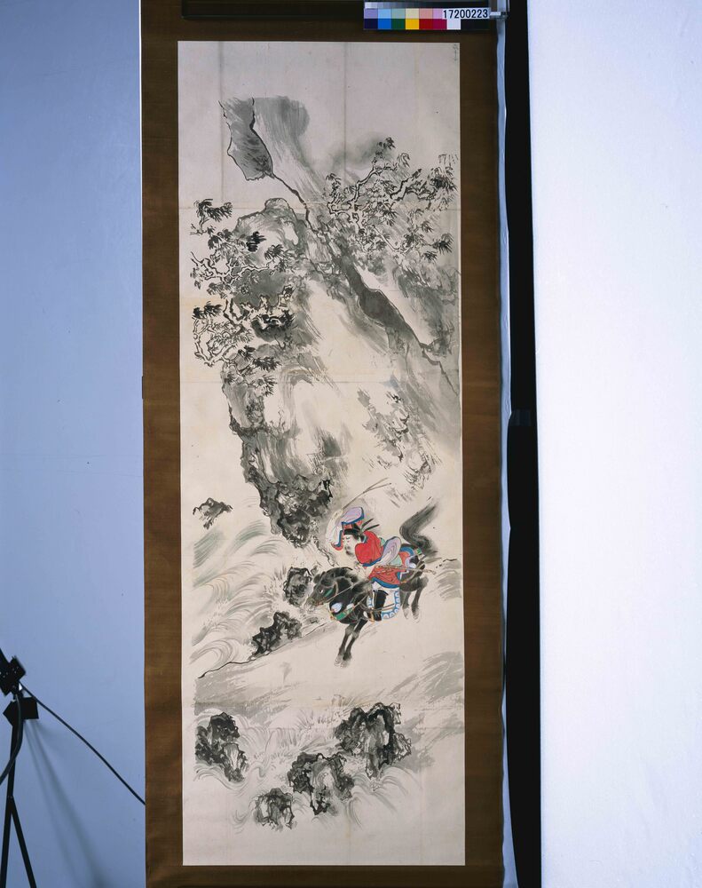 作品画像:粉本 玄徳檀渓を越える