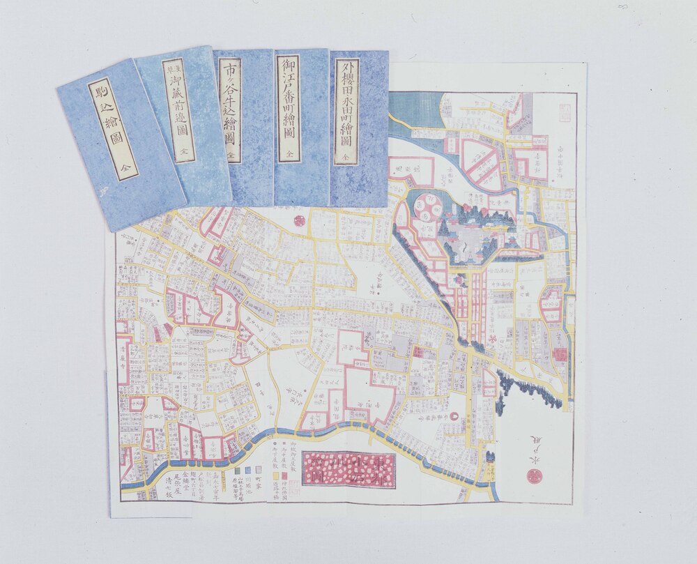作品画像:尾張屋版江戸切絵図 御江戸番町絵図