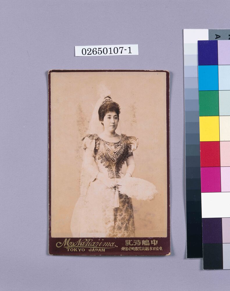 作品画像:戸田氏共伯爵夫人 極子 ローブデコルテ着用