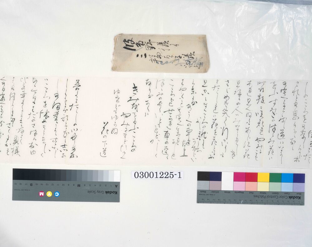 作品画像:川村清雄書簡(私の心の内御話し)