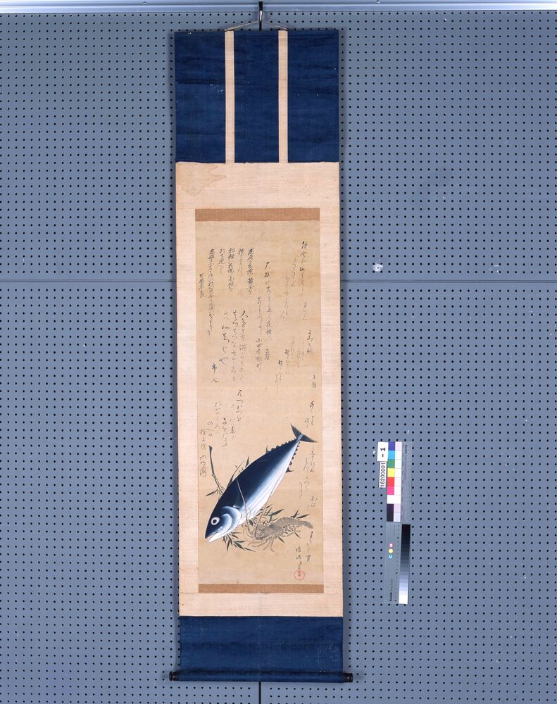 作品画像:初鰹・蝦図