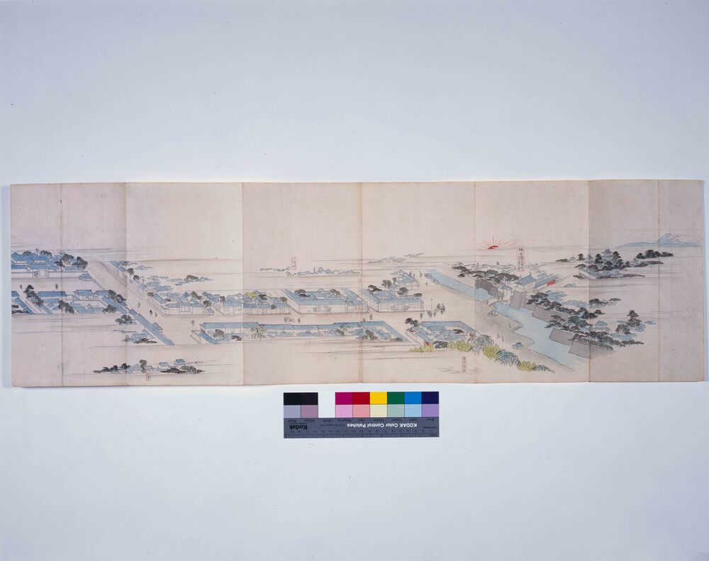 作品画像:日光道中絵図粉本