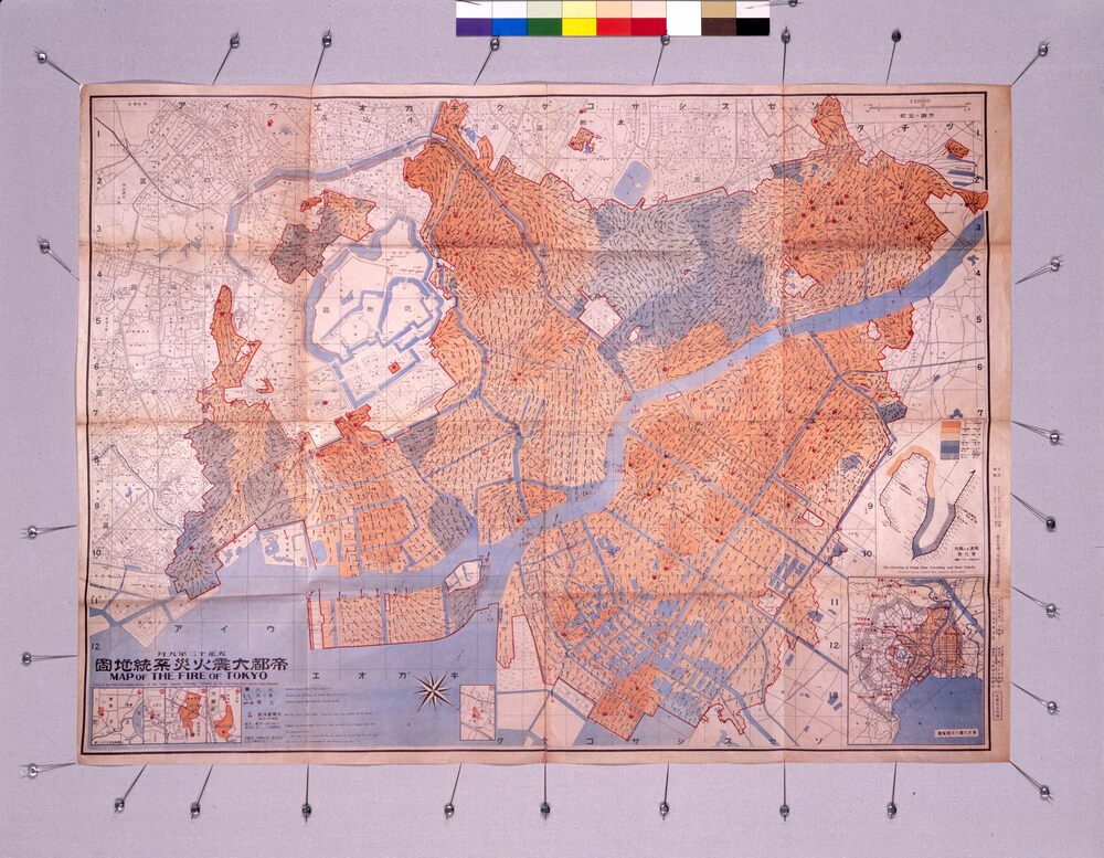 作品画像:帝都大震火災系統地図