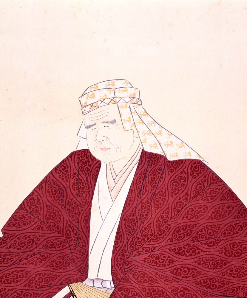 作品画像:歴史科教授用参考掛図第六輯 塙保己一画像