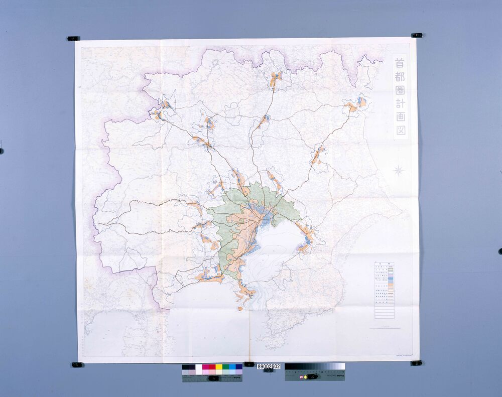 作品画像:首都圏計画図