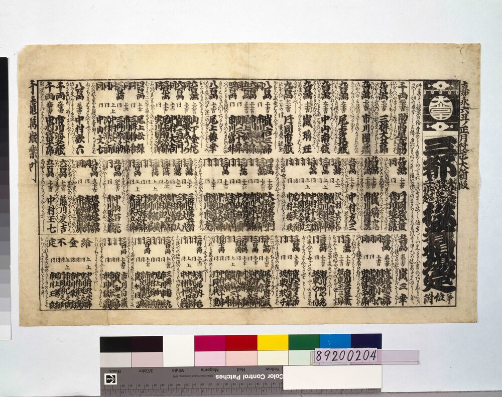 作品画像:三都役者相場定