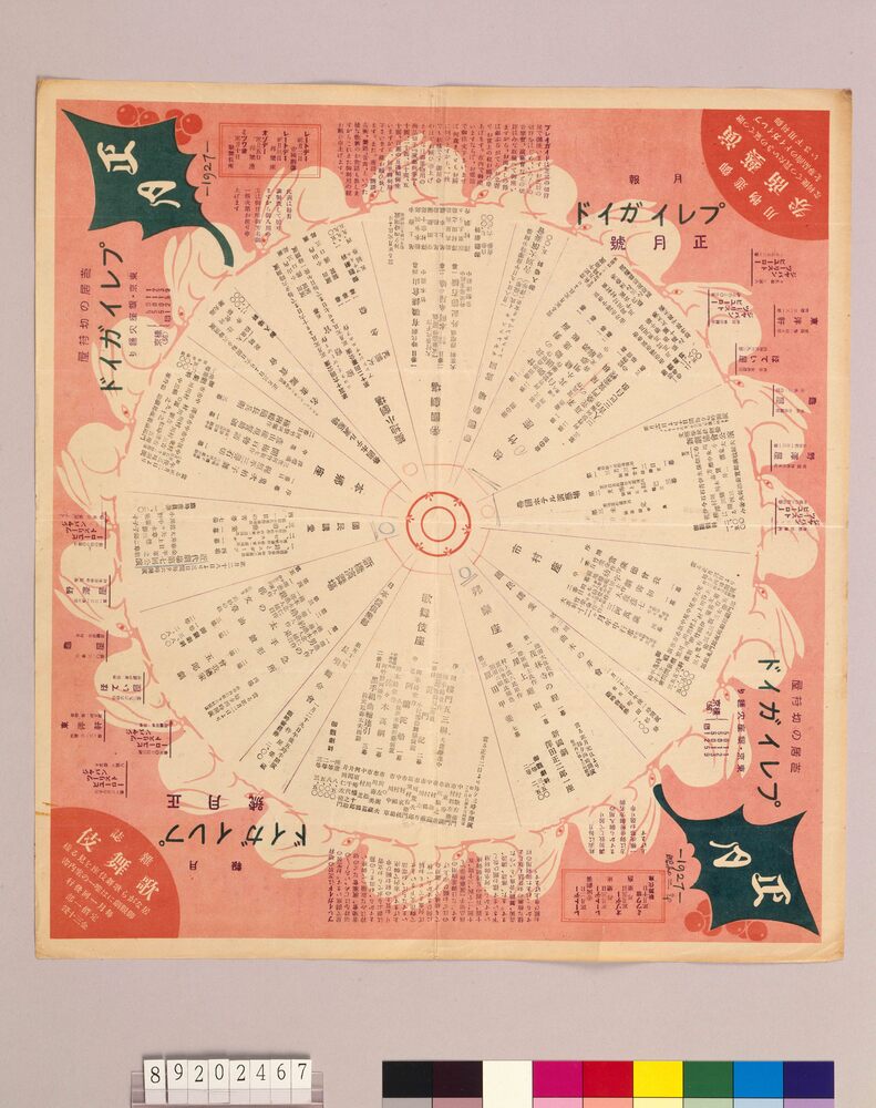 作品画像:月報プレイガイド 昭和2年正月号