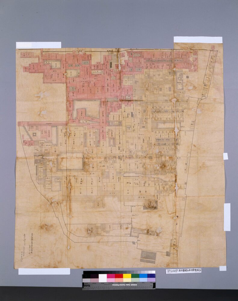 作品画像:西丸御殿向表中奥惣絵図