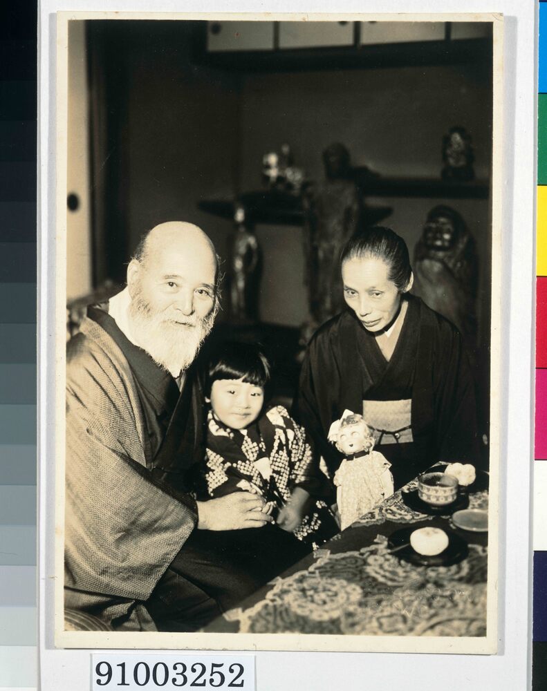 作品画像:写真 高橋是清と家族
