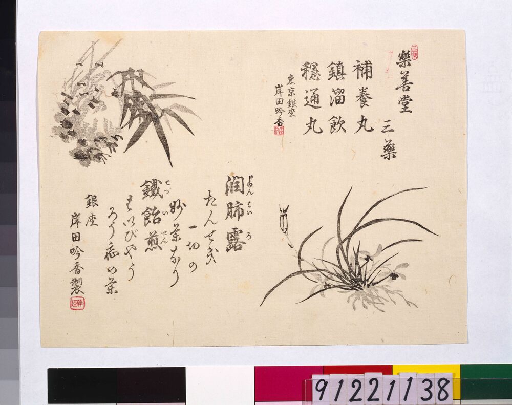 作品画像:楽善堂三薬