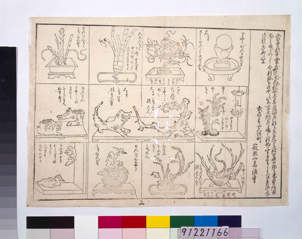 作品画像：[武州青山久保町寂照山高徳寺御開帳霊宝一覧刷物 上]
