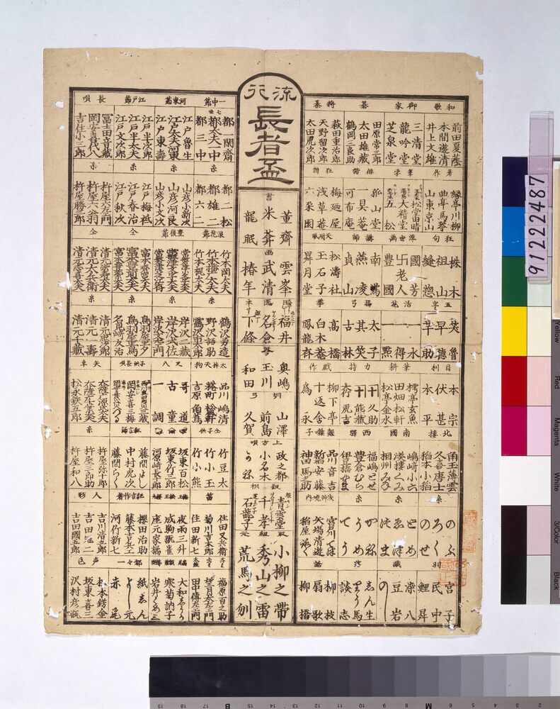 作品画像:流行長者盃