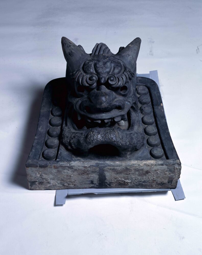 作品画像:旧浅草寺観音堂隅棟鬼瓦(隅鬼)