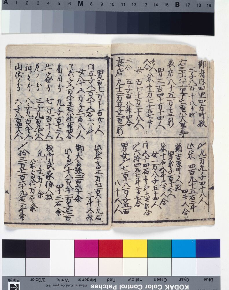 作品画像:御府内荒増一日勘定 全