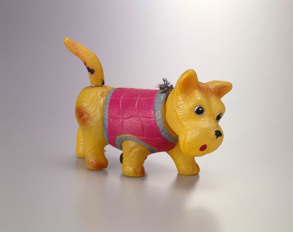 作品画像:セルロイド玩具 犬