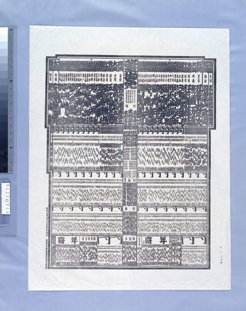 作品画像:「相撲」第7巻第1号付録 国技館大相撲番付 昭和17年1月