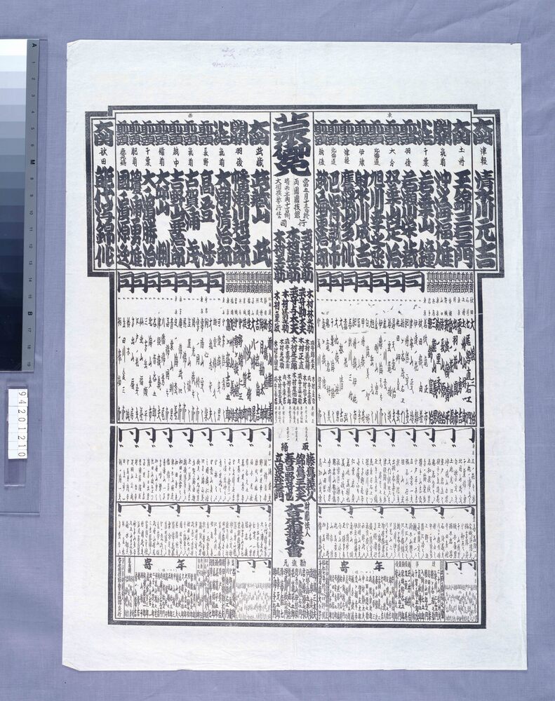 両国国技館大相撲番付 昭和七年五月場所