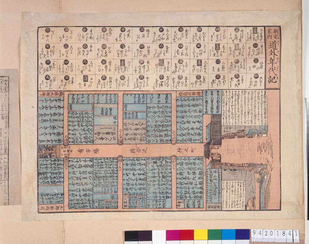 作品画像:新宅案内道外年代記