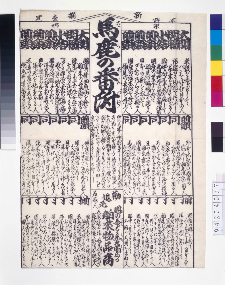 馬鹿の番附