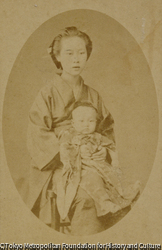 作品画像:(志賀曽登子・勝太郎像)