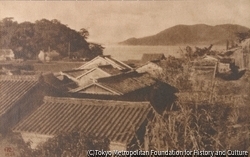 作品画像：（漁村の風景）
