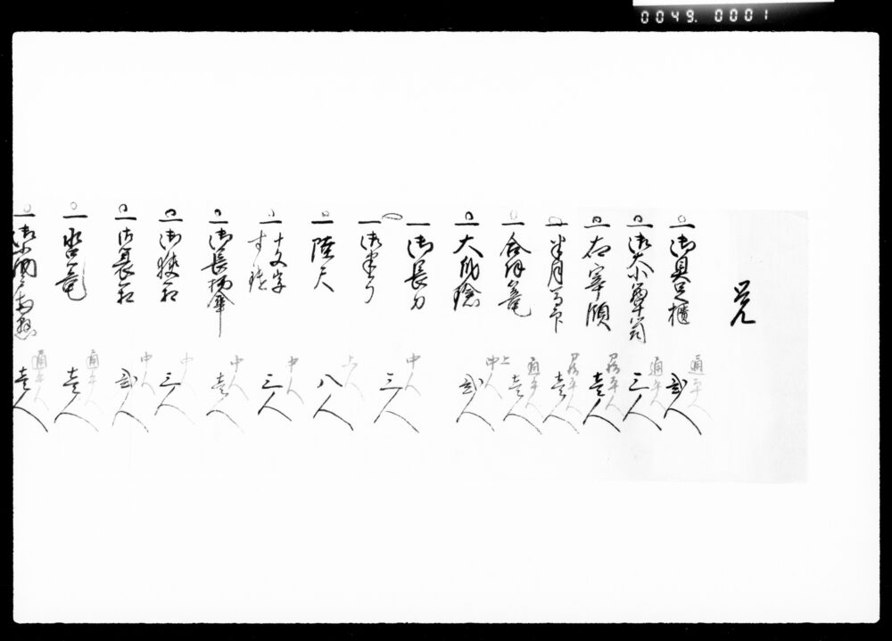 作品画像:覚(御人割書付)