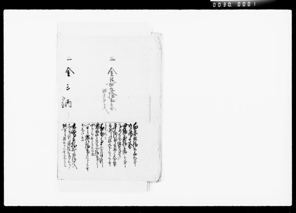 作品画像：[白米味噌等支出ニ付書付]