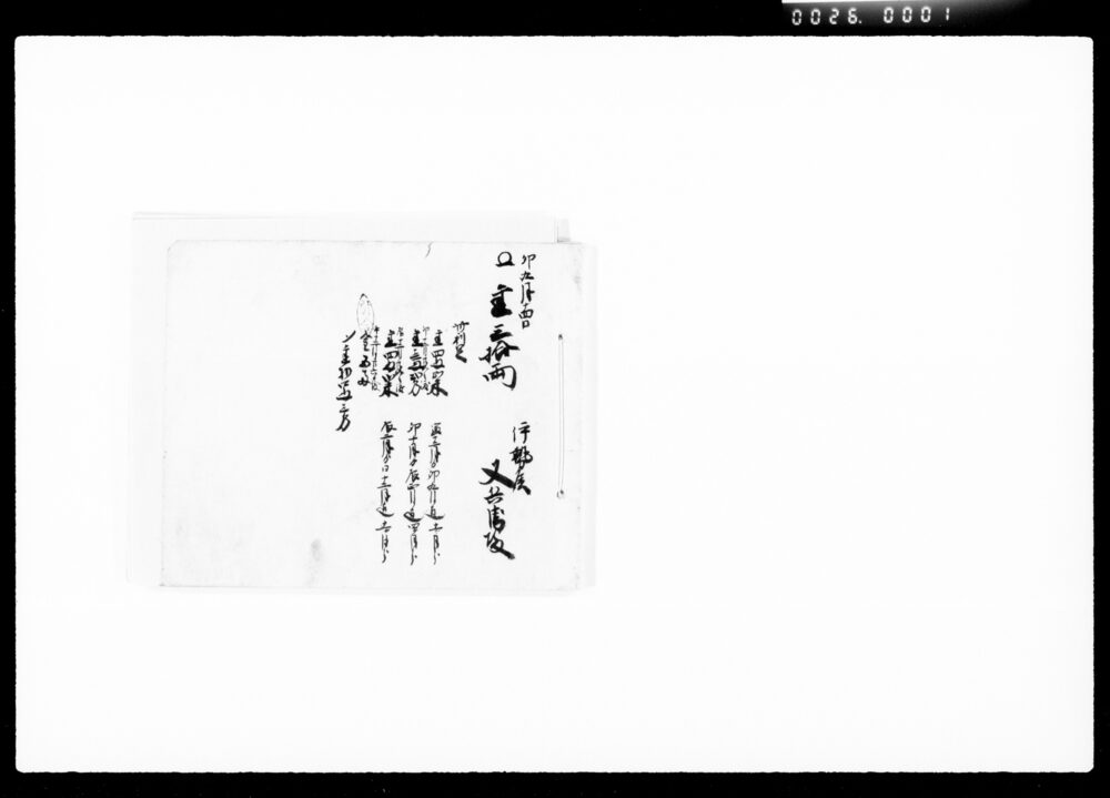 作品画像：[貸付人書上帳]
