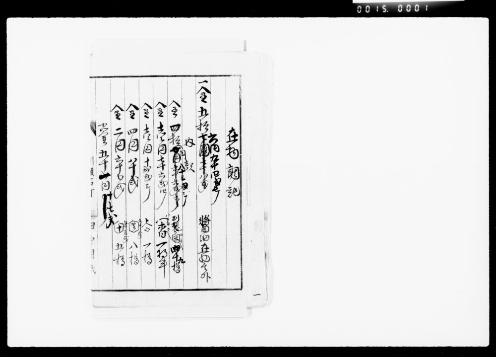 作品画像：在物調記