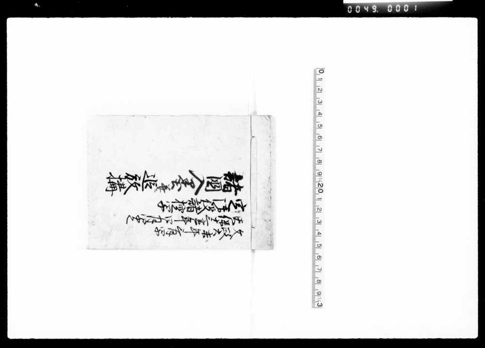 作品画像：定御役諸控写諸国入墨并ニ追放構
