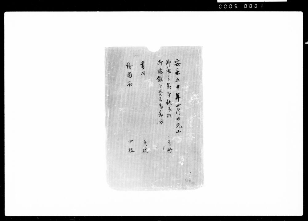作品画像:安永五申年四月日光山御成之節御供并於御旅館御奏者番勤方