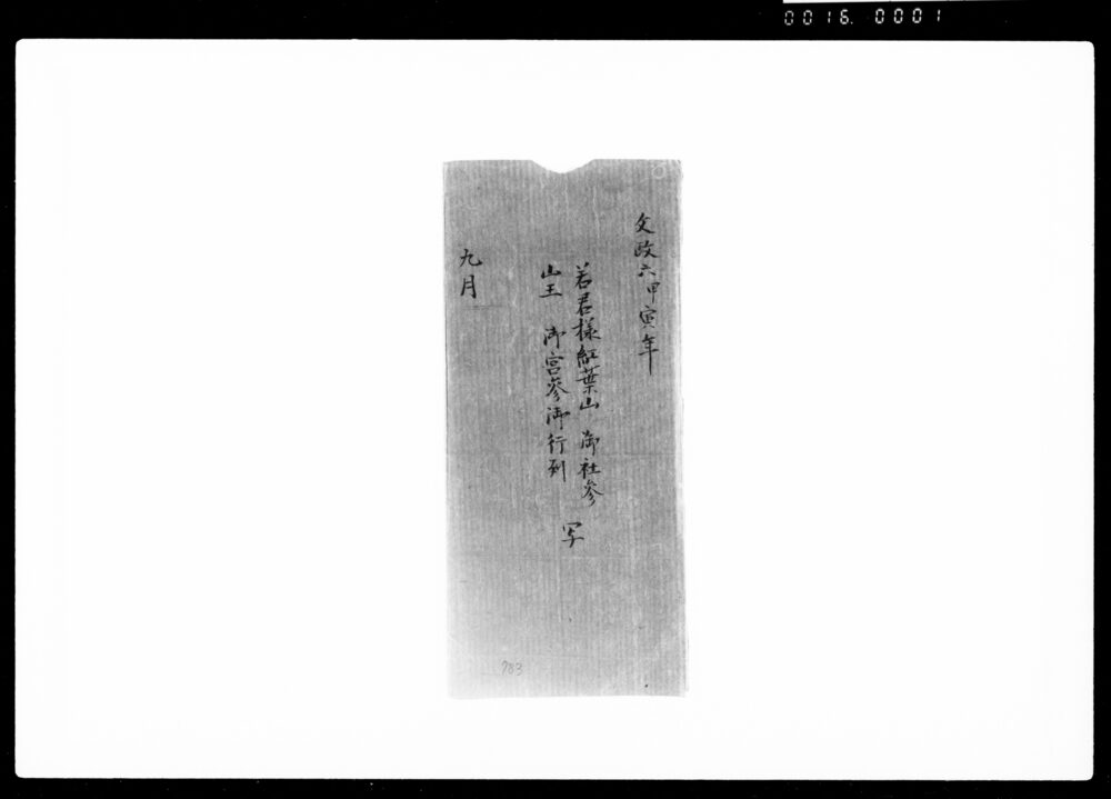 作品画像:若君様紅葉山御社参御宮参御行列写